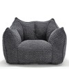 GDFStudio Dempsey Modern 47.2" Chenille and Highly Resilient Foam Upholstered Bean Bag Seat - 4 of 4