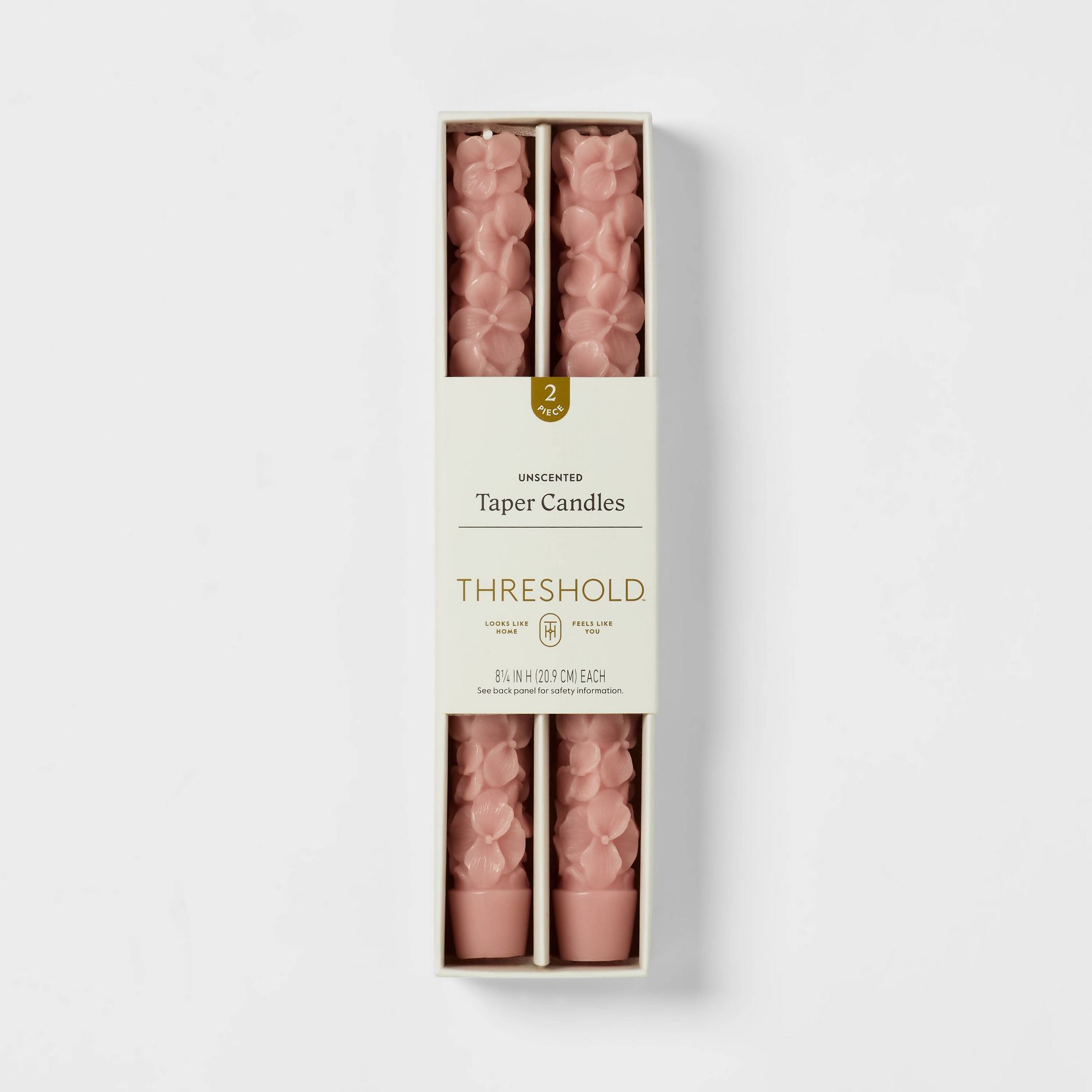 2pk Hydrangea Floral Shaped Candle Set - Threshold™