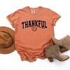 S.W.Smiley Thankful Varsity Arched - Women's Garment Dyed Graphic T-Shirt - 2 of 4