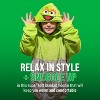 Plushible Sesame Street Oscar The Grouch Kids Snugible Blanket Hoodie & Pillow - 4 of 4