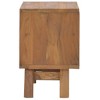 vidaXL Bedside Cabinet 15.7"x11.8"x17.7" Solid Teak Wood - 4 of 4