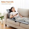 JIONJOY Heated Massage Seat Cushion with Vibration, Electric Full-Body Pad for Pain Relief & Relaxation, Gray - 3 of 4