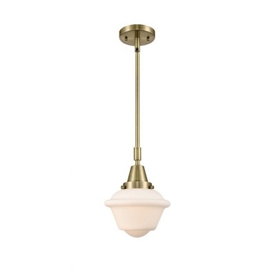 Oxford - 1 Light Stem Hung Mini Pendant In Traditional Style-9.13 Inches Tall and 7.5 Inches Wide