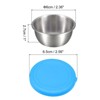 Unique Bargains Stainless Steel Lunch Box Condiment Containers with Lids 3 Pcs - 2 of 4