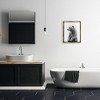 Stupell Industries Bear Water Splash Black Framed Floater Canvas Wall Art - 2 of 4