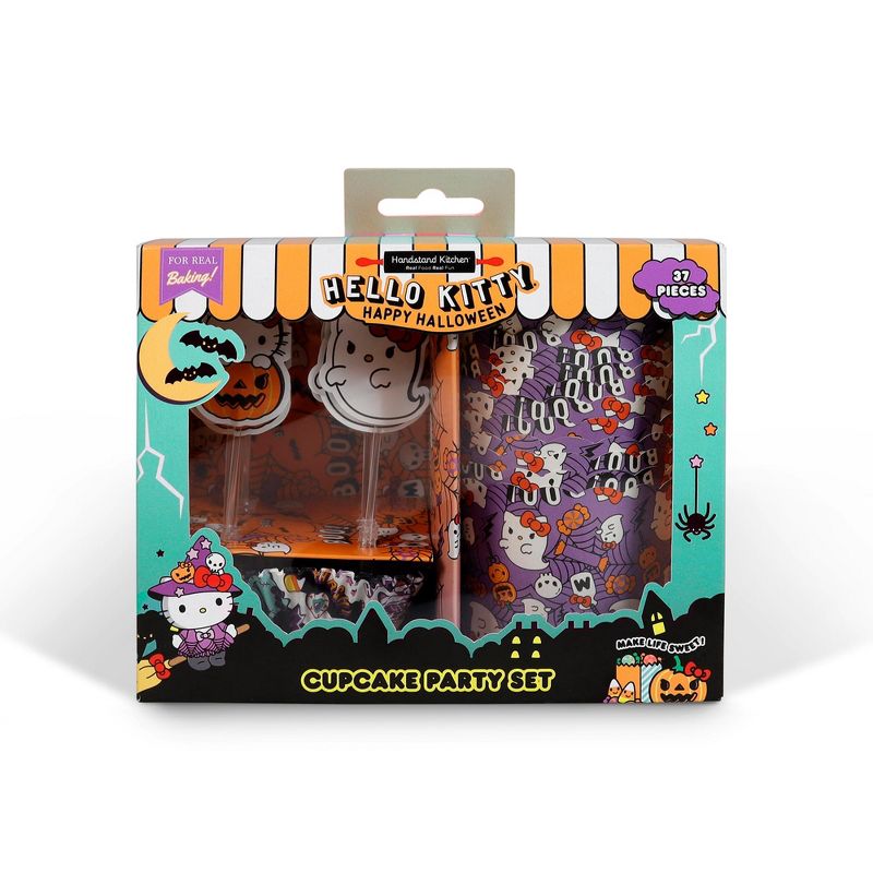 Handstand Kitchen Sanrio Hello Kitty Halloween 37-Piece Cupcake Party Set, 2 of 6