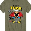 Boys' - Marvel - Thor Doodle Short Sleeve Graphic T-Shirt - 2 of 4