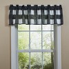 Split P Buffalo Check Watercolor Black Valance 60" x 14" - 2 of 3