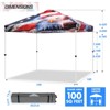 EAGLE PEAK 10x10 Pop Up Canopy Instant Tent w/ 4 Weight Bags - 3 of 4