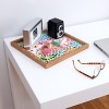 Deny Designs Garima Dhawan Imagine 1 Square Tray - Pink: Wood Material, 12"x12" Decorative Platter - 2 of 4