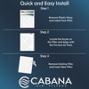 Cabana Air Filters 6 Pack Home HVAC Furnace Air Filters, Capture Unwanted Particles with Pleated Design, MERV 13, 12 x 20 x 1, White - 3 of 4