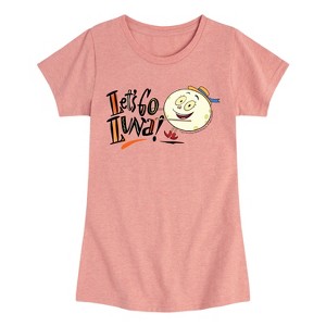 Girls' - Lets Go Luna - Luna Logo Fitted Short Sleeve Graphic T-Shirt - 1 of 4