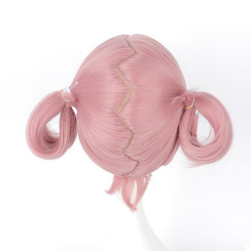 Unique Bargains Women's Wigs 14" Pink with Wig Cap, 4 of 7