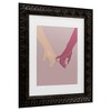 Trademark Fine Art - Pictufy Studio II Holding Hands Matted Framed Art - 3 of 4