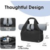 Yoga Gym Bag for Women Men, Shoe Compartment, Wet Dry Pockets & Adjustable Yoga Mat Holder - 2 of 4