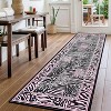 Washable Area Rug for Living Room, Soft Leopard Patchwork Print Large Carpet, Ultra-Thin Non-Slip Rug for Bedroom, Nursery, Dining Room - 2 of 4