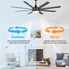 Airsurfer 65" Large Indoor Modern Ceiling Fan with Led Lights and Remote - 4 of 4
