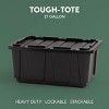 IRIS USA 27Gal./108Qt. 4 Pack Large Heavy-Duty Storage Plastic Bin Tote Container with Durable Lid - image 4 of 4