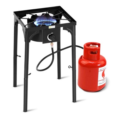 Costway Portable Propane 100000btu Single Burner Outdoor Camp