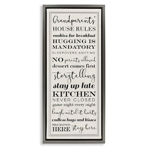 Stupell Industries Grandparents House Rules, 15" x 31" - 1 of 4