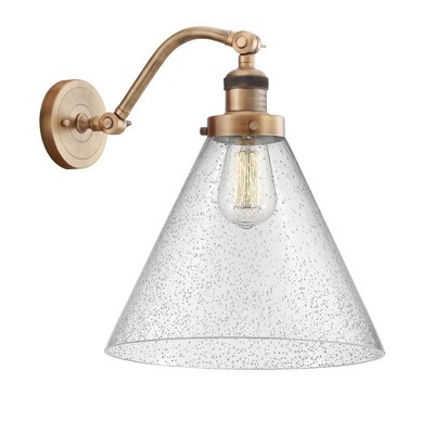 Cone - 1 Light Wall Sconce In Industrial Style-14 Inches Tall and 12 Inches Wide