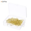 Unique Bargains Metal Prevent Tearing Pages Home Office Paper Clip 20 Pcs - 3 of 4