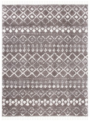 Berber Fringe Shag BFG516 Power Loomed Rug - Safavieh