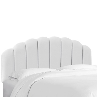 target white headboard