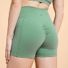 Blogilates Women's Criss Cross Scrunch Bike Shorts - 4 of 4