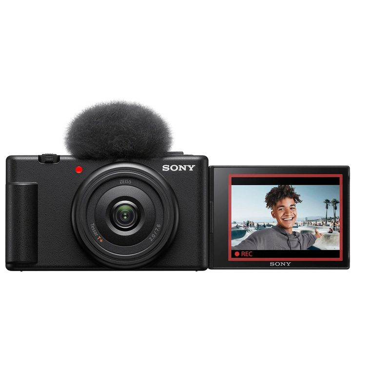 Sony ZV-1F Vlog Camera for Content Creators and Vloggers (Black), 1 of 5