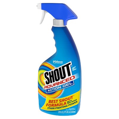 Shout Advanced Unscented Gel Laundry Stain Remover Spray - 22 oz