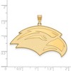 Black Bow Jewelry 14k Yellow Gold Southern Mississippi Golden Eagles NCAA Extra Large Pendant - 2 of 3