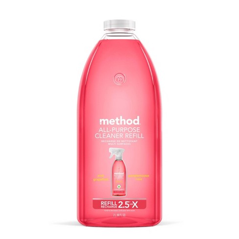 Method Pink Grapefruit All Purpose Cleaner Refill - 68 Fl Oz : Target