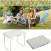 Wikineon Outdoor Folding Tables, Household Tables, Portable Folding Dining Tables And Chairs, Folding Camping Tables, Practical Aluminum Folding Table - 2 of 4