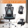 MAYEERTY Ergonomic Office Chair with 2D Armrest Adjustable Lumbar Support & Headrest,135¡ãTilt Function - 2 of 4