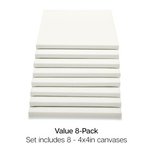 KINGART Stretched Canvas 4x4 8 pc - 1 of 4