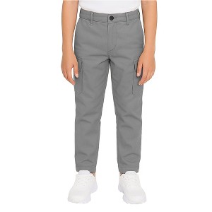 Galaxy Approved School Uniform Boy's Super Stretch Cotton Cargo Pants - 1 of 4