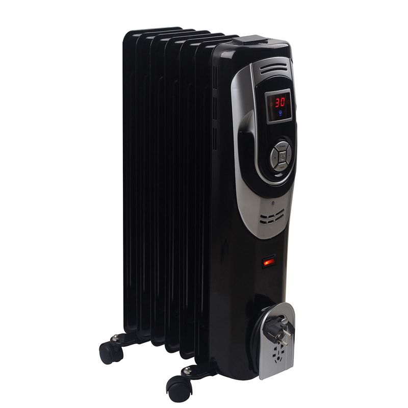 Optimus Digital 7 Fins Oil Filled Radiator Heater with Timer, 1 of 4