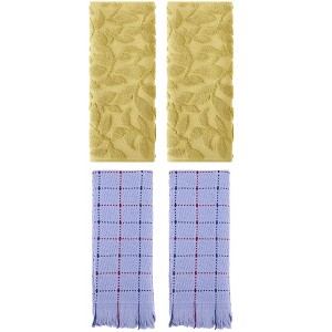 REGALWOVEN 4 Pcs Cotton Bathroom Absorbent Soft Boho Hand Towel - 1 of 4