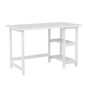 Martha Stewart Beckett Home Office Trestle Desk with Shelves - 1 of 4