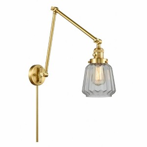 Chatham - 1 Light Double Extension Swing Arm Wall Sconce In Art Deco Style-30 Inches Tall and 8 Inches Wide - 1 of 1