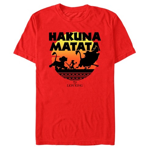 Men's Lion King Hakuna Matata Sunset Circle T-Shirt - image 1 of 4