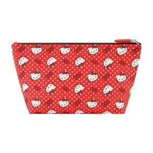 Hello Kitty Makeup Bag, Small Travel Cosmetic Zipper Pouch Organizer - 1 of 4
