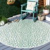 Courtyard CY8505 UV & Stain Resistant Non-Shedding Power Loomed Indoor/Outdoor Rugs - Safavieh - 2 of 4