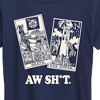 Women's - Instant Message - Aw Sh Tarot Short Sleeve Graphic T-Shirt - 2 of 4
