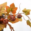 24" Maple Leaves Candleholder Centerpiece - National Tree Company - 3 of 4