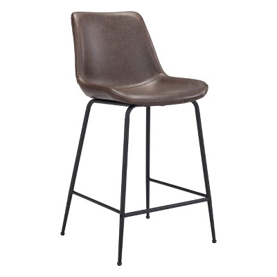 Zuo Byron Counter Stool Brown