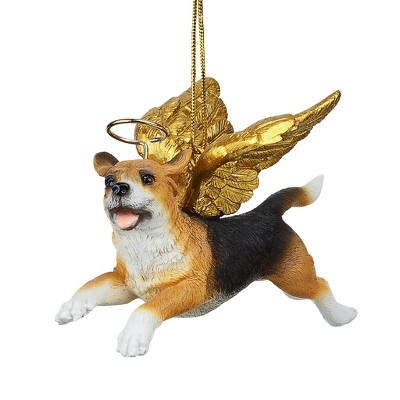 Design Toscano Honor the Pooch: Beagle Holiday Dog Angel Ornament