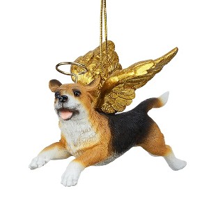 Design Toscano Honor the Pooch: Beagle Holiday Dog Angel Ornament - 1 of 4