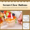 20 Pack 4 Compartment Cupcake Containers with Connected Airtight Lid for 80 Cupcakes Muffins - 3 of 4